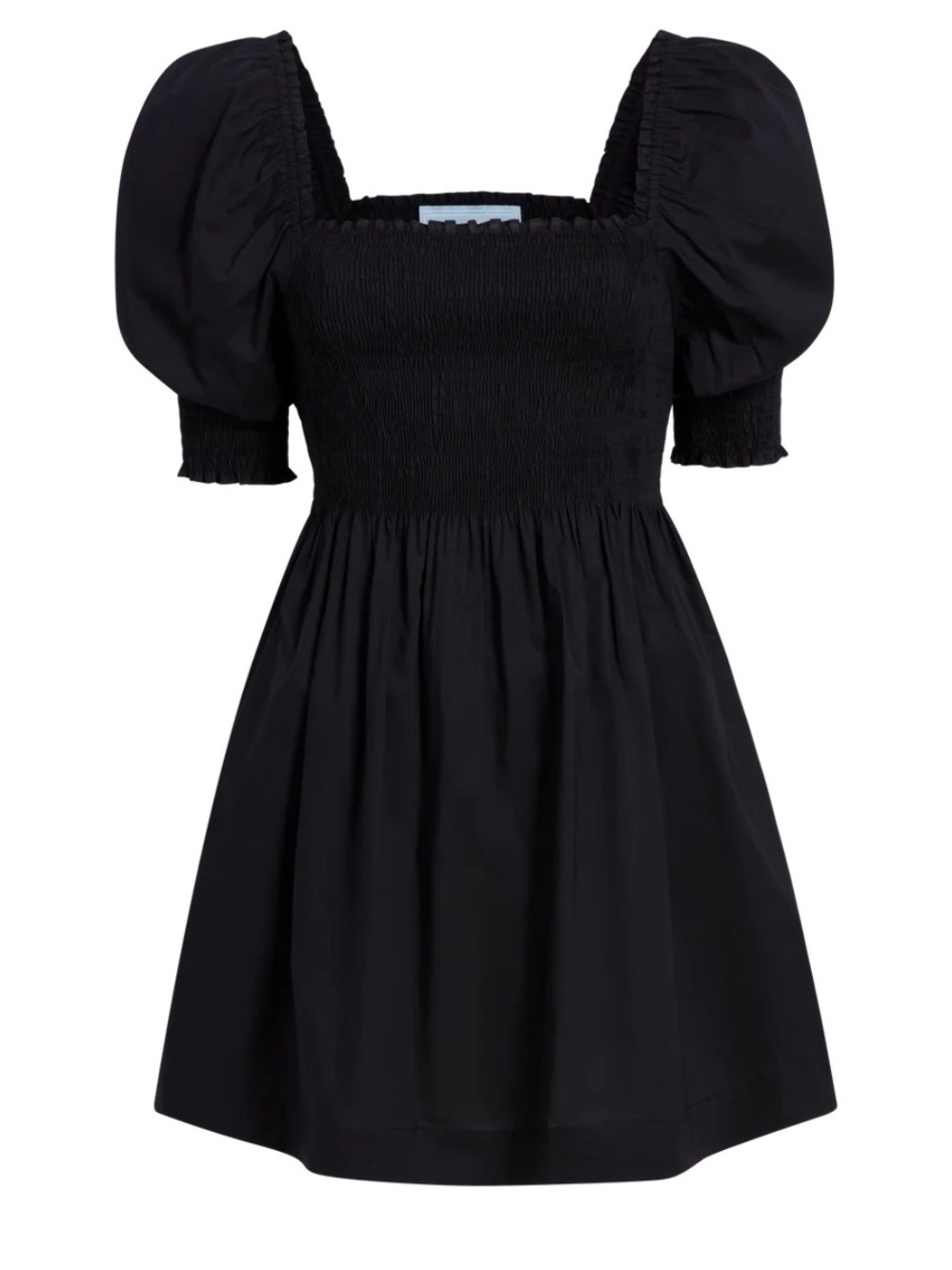 Hill House The Athena Nap Dress - Black Cotton
